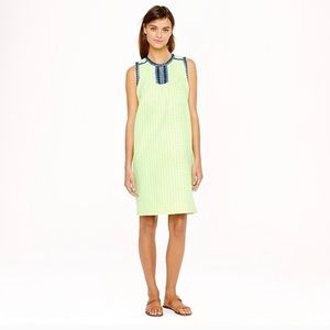 J. Crew arrow print shift dress.